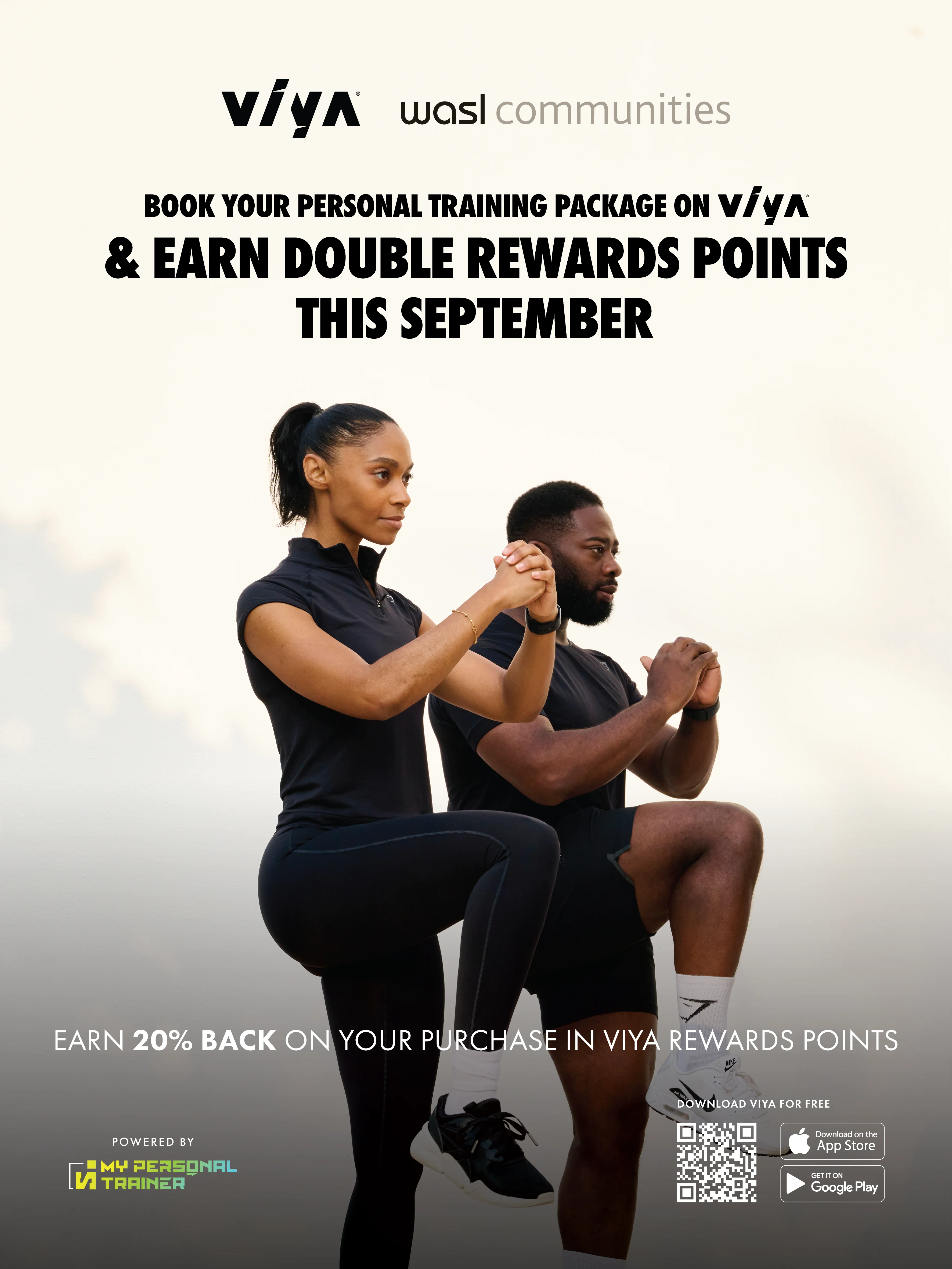 Earn Double Points on Personal Training Packages